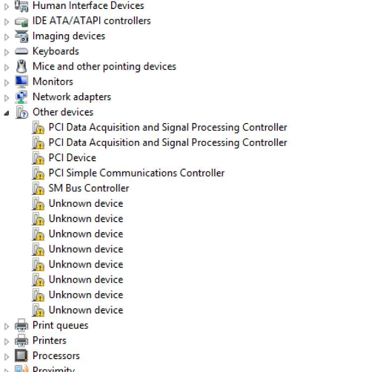 windows 7 pci driver download